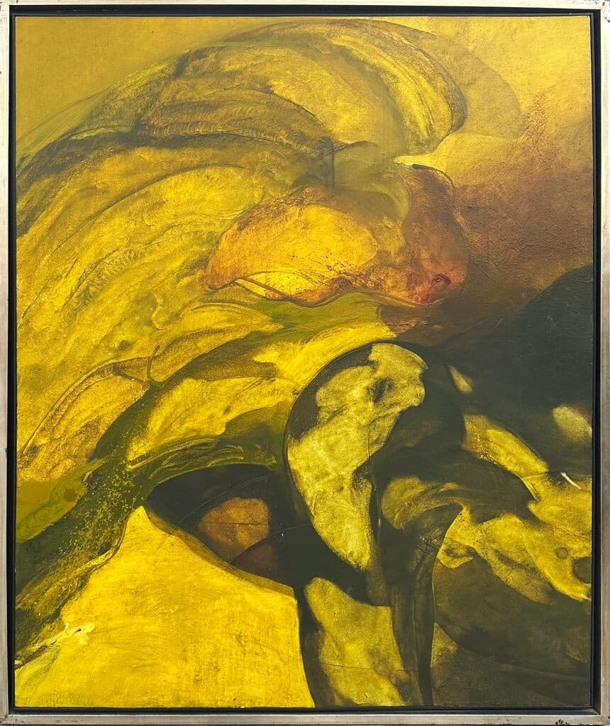 Sin título de Gustavo Aceves - Mixed media on canvas, 1992