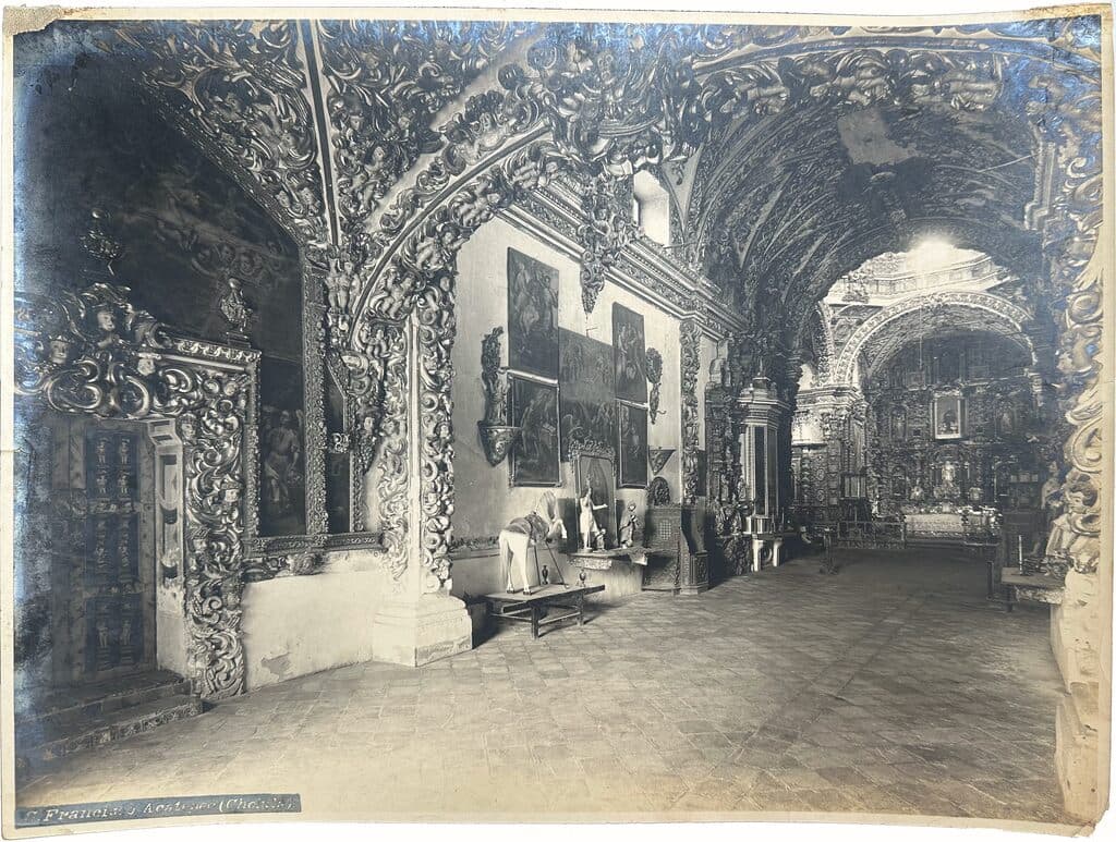 S. Francisco Acatepec (Cholula) de Guillermo Kahlo - Gelatin on silver print, Early 20th century