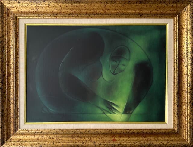Mujer con Luz de Ricardo Martinez