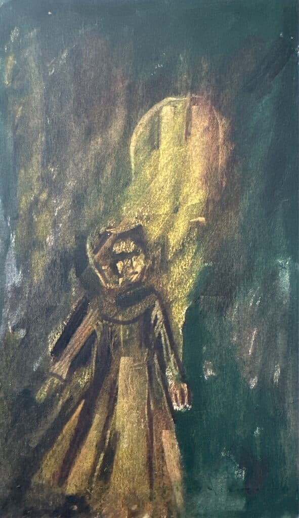El Iluminado de María Teresa Vieyra - Oil on Paper, 1960s