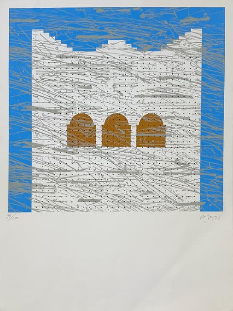 Escenarios para Luis Barragán no. 2 de Vicente Rojo