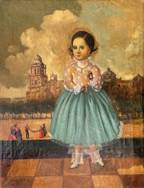 Retrato de Niña en Hacienda de Horacio Rentería Rocha