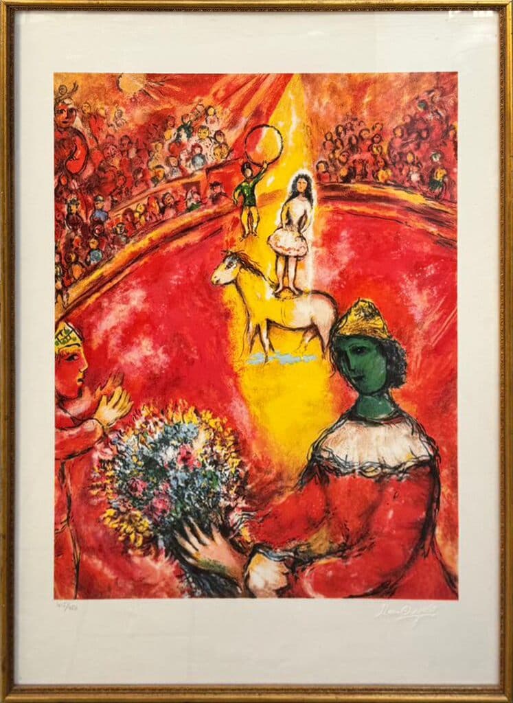 Circus de Marc Chagall - Posthumous original lithograph, 1994