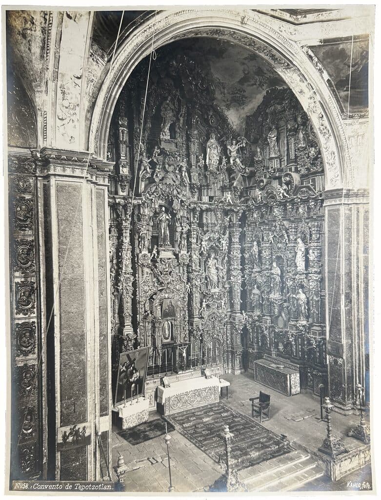 N°58: Convento de Tepotzotlán de Guillermo Kahlo - Gelatin on silver print, Early 20th century