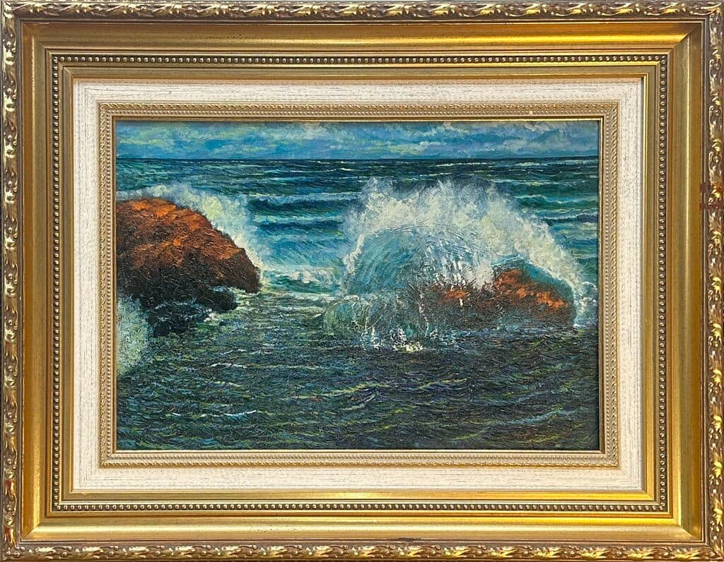 Marina de Joaquin Clausell - Oil on canvas, Late 19th Century