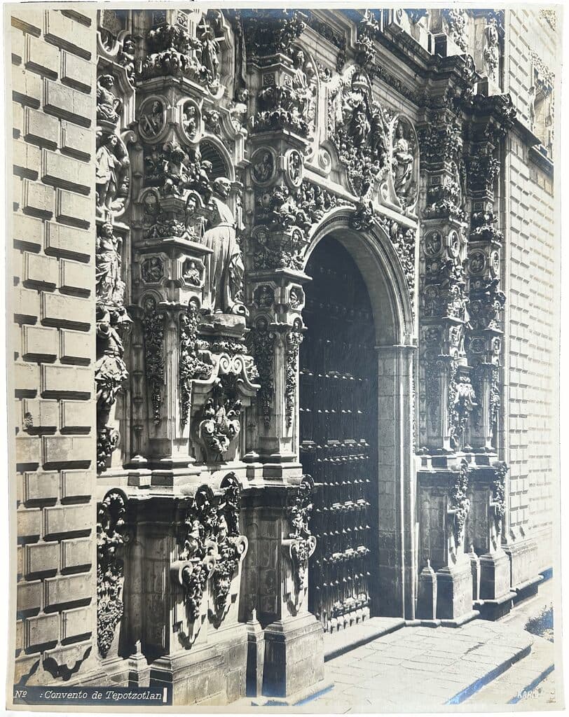 N°: Convento de Tepotzotlán de Guillermo Kahlo - Gelatin on silver print, Early 20th century