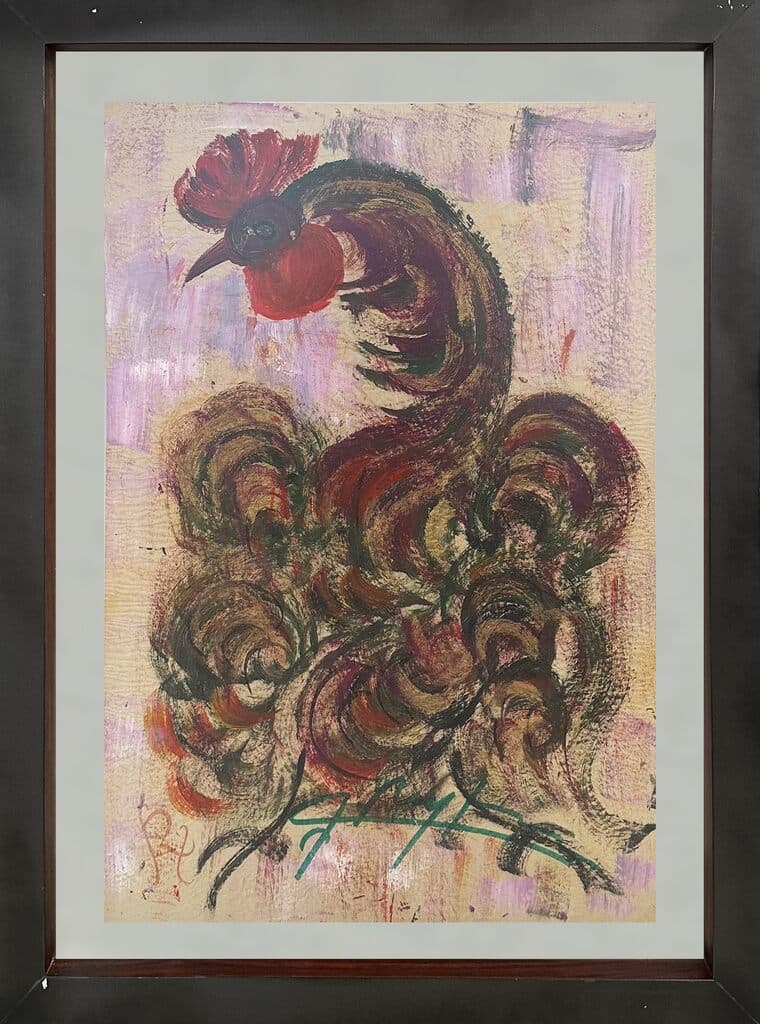 Gallo de Jesus "Chucho" Reyes Ferreira - Tempera on paper, 1960s