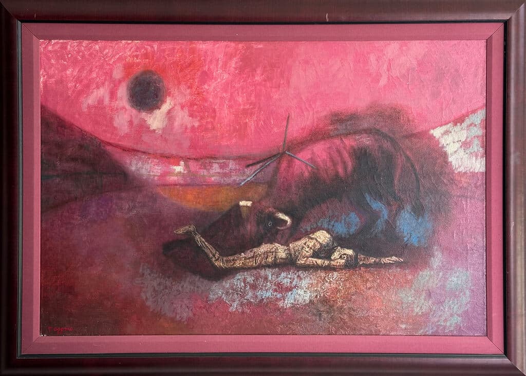 Tauromaquia de Trinidad Osorio - Oil on canvas, 1962