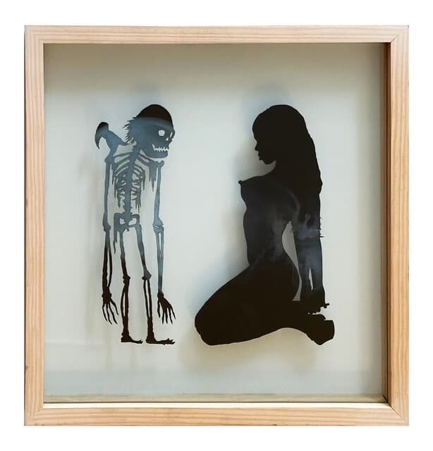 Calavera con Bailarina de Dr. Lakra