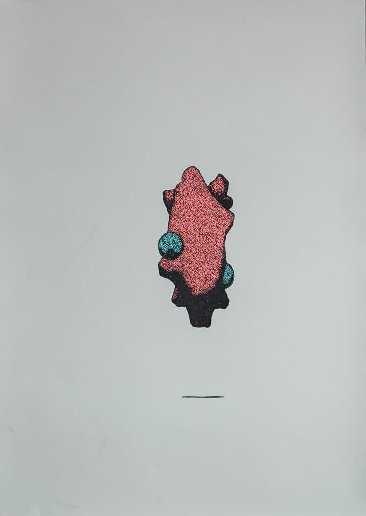 Landscape de Daniel Resendiz - Ink on paper, 2023