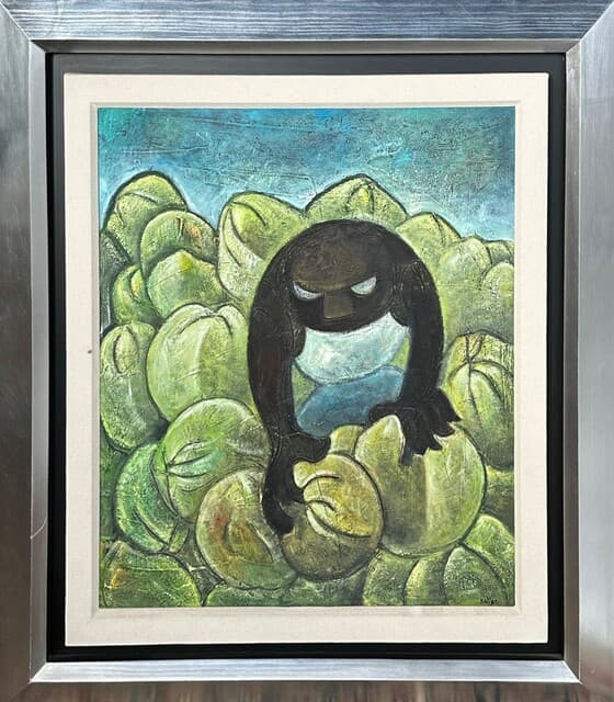 Hombre con Cocos de Francisco Bataz