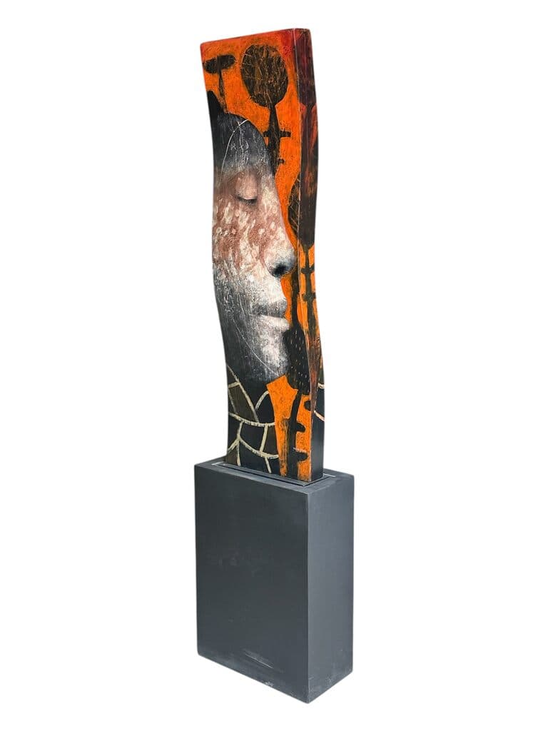 Sin título de Joselito Sabogal - Oil on wood, 2012