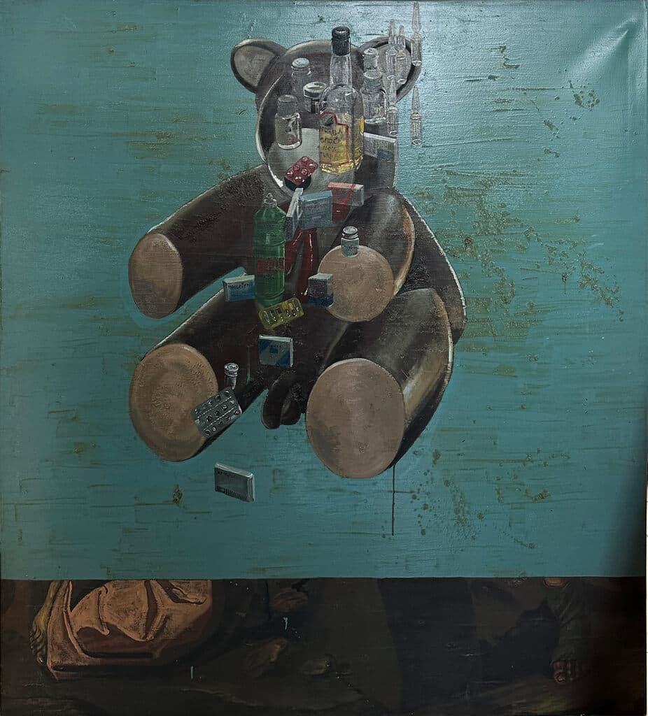 Vicios 2 de Enrique Oroz - Oil on canvas, 2008