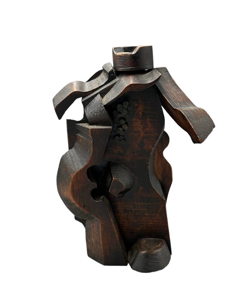 Sin título de Mathias Goeritz - Hand carved wood with nails, 1960´s