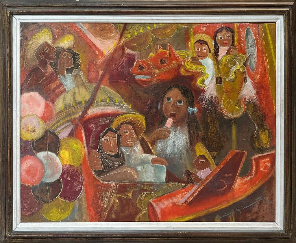 La Feria de Enrique G. Cervantes - Oil on canvas, 1964