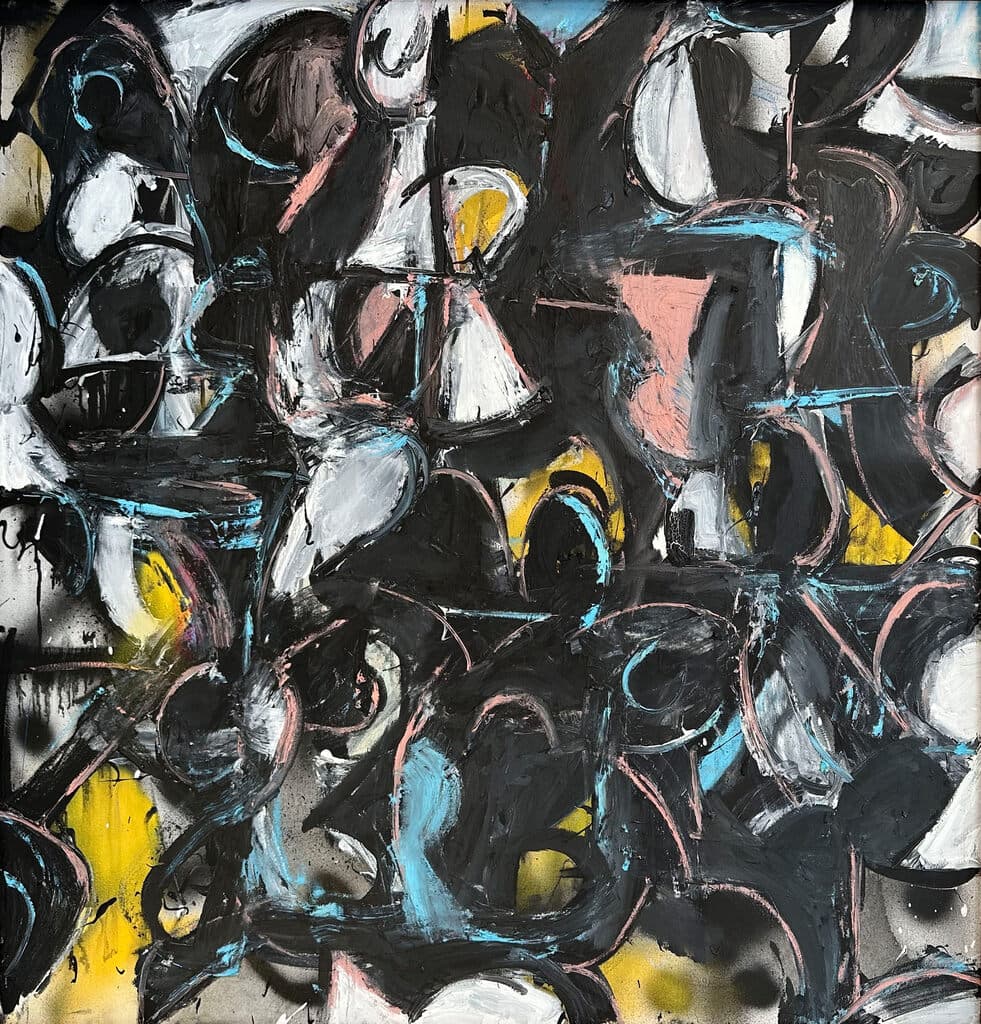 Sin título de Dario Sandoval - Oil on canvas, Mixed media, 2022