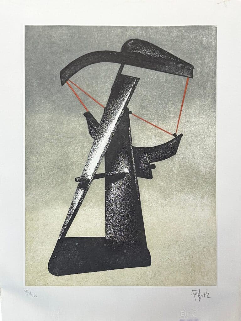 Puerta 1808 Portfolio de Manuel Felguérez - Etching, 2007