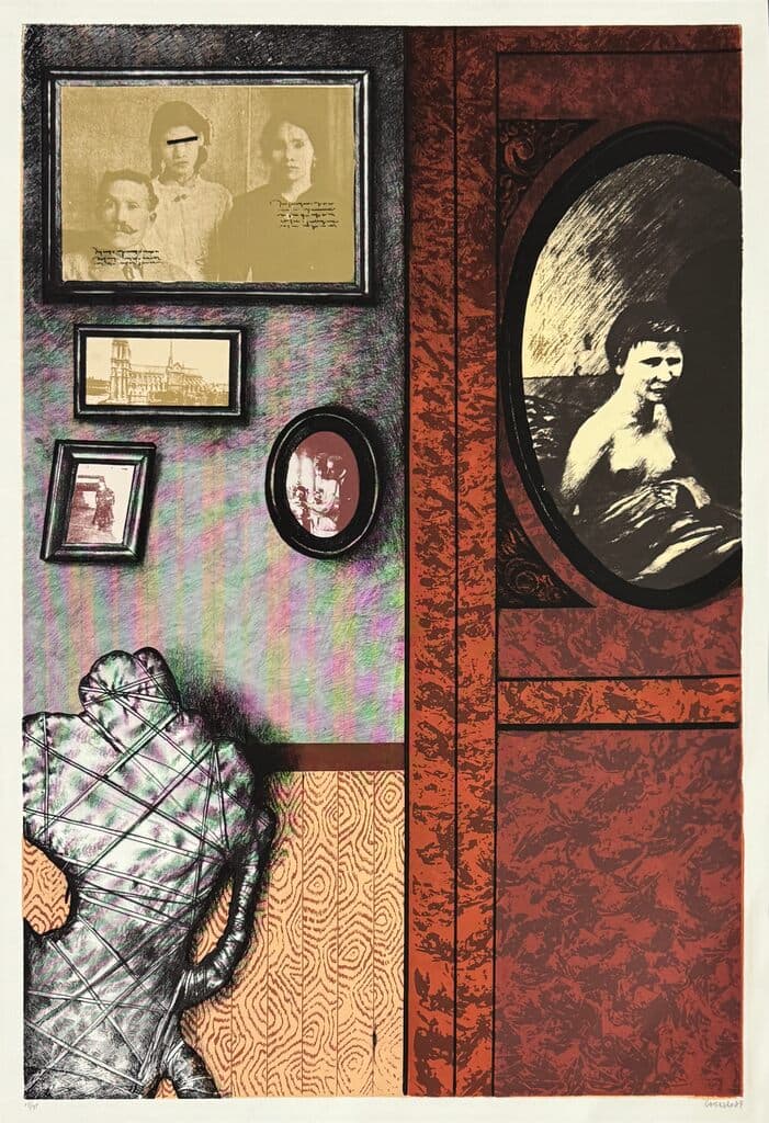 Untitled, Retratos de Familias de Javier Campos Cabello - Silkscreen, 1989