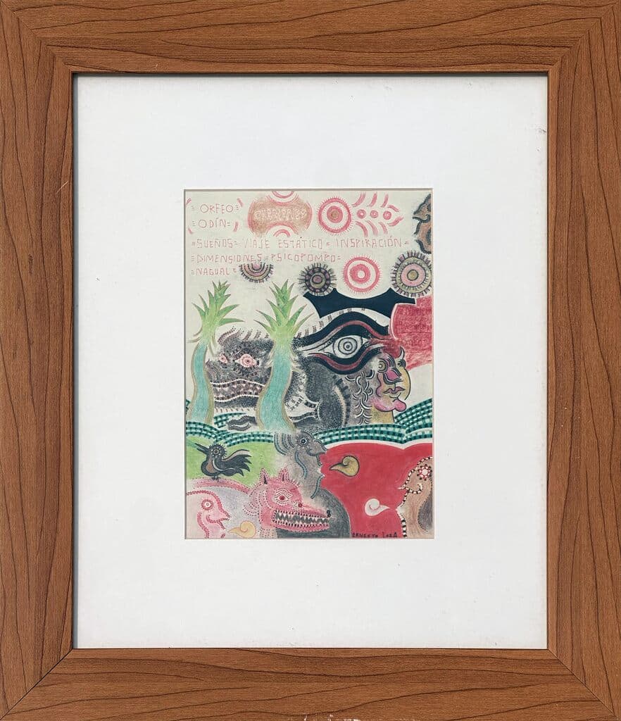 Sin título de Ernesto Loza - Mixed media on paper, Unkown