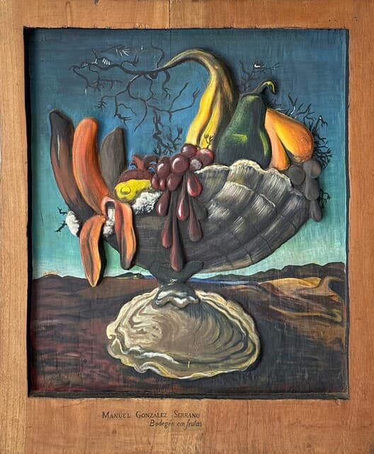 Bodegón con frutas de Manuel González Serrano