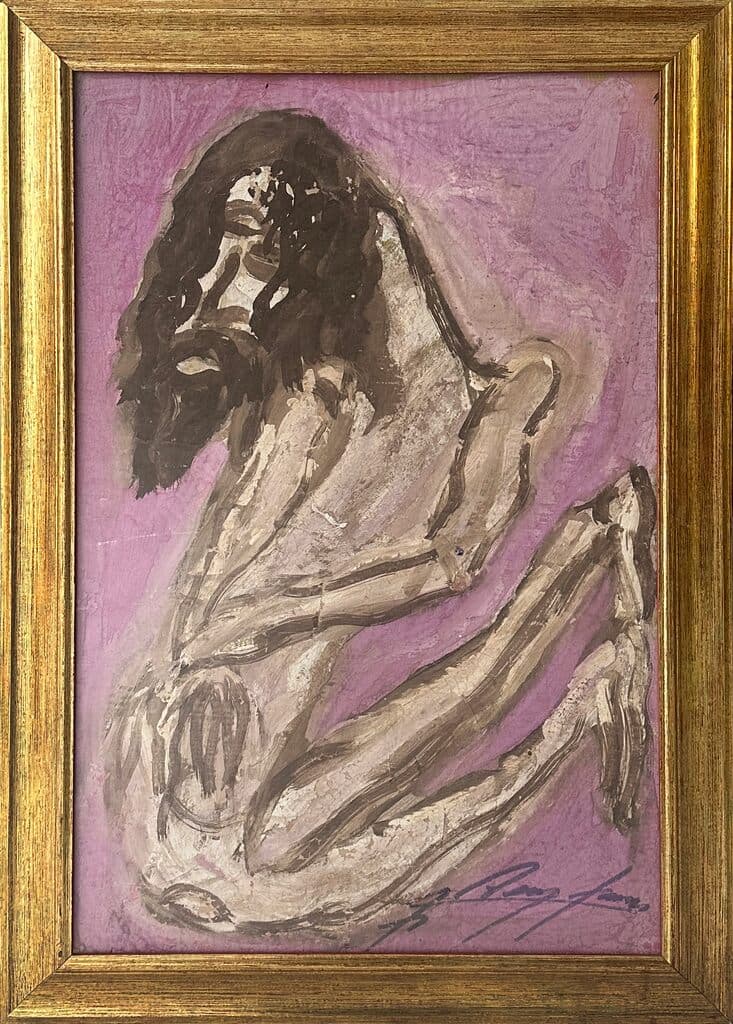 Cristo de Jesus "Chucho" Reyes Ferreira - Tempera on paper, 1960s
