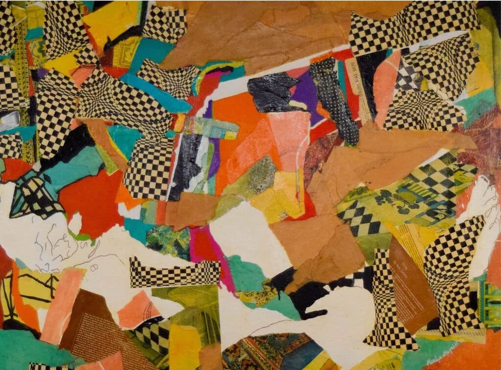 Sin título de Marilyn (Magaliff) Weiss - Mixed media on canvas, 1972