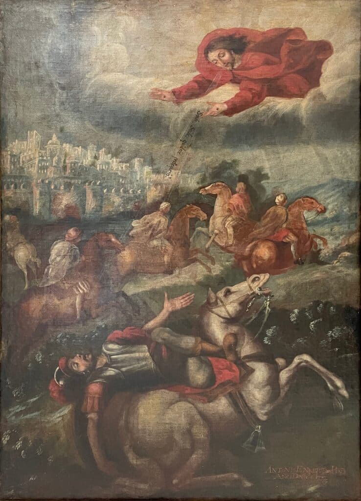 Conversión de San Pablo de Antonio Enríquez - Oil on canvas, 1732