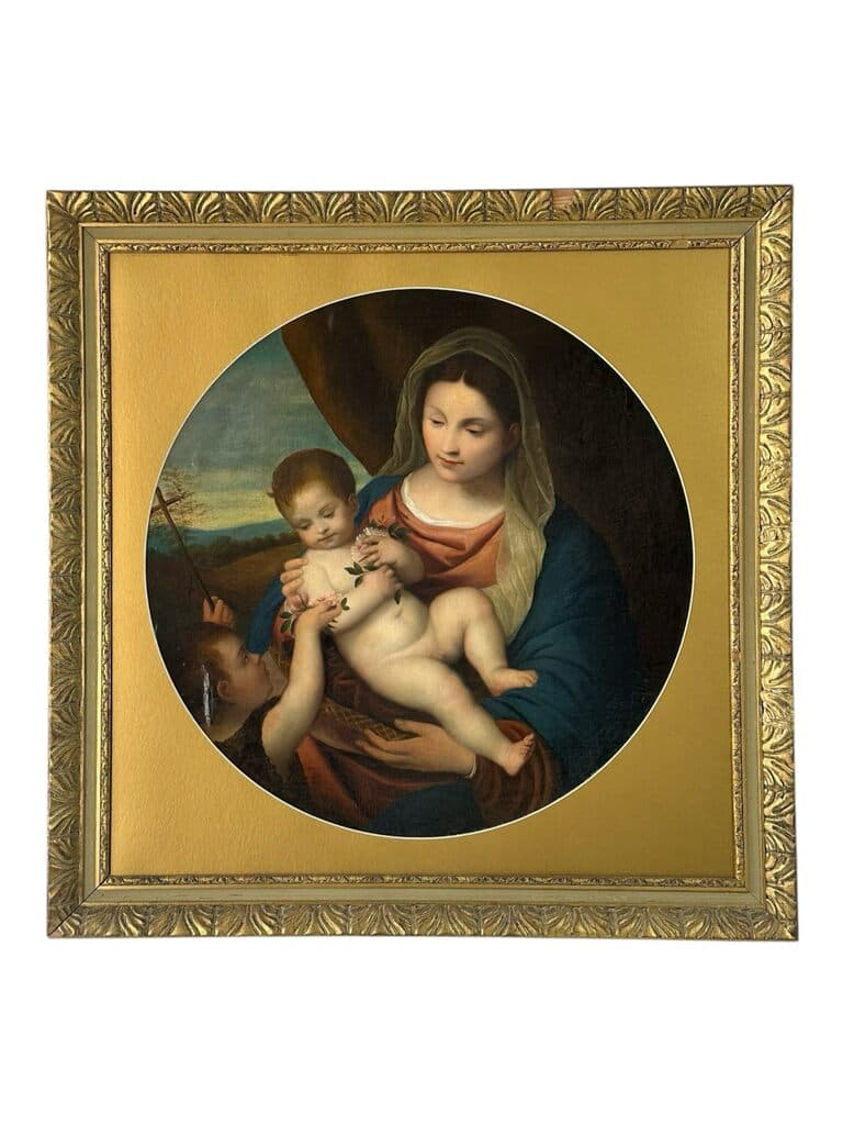 Madonna de Unknown Artist - Oil on canvas, 18th Century