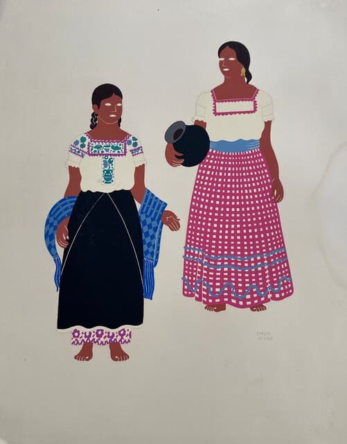 Custom of Mexico Series de Carlos Merida