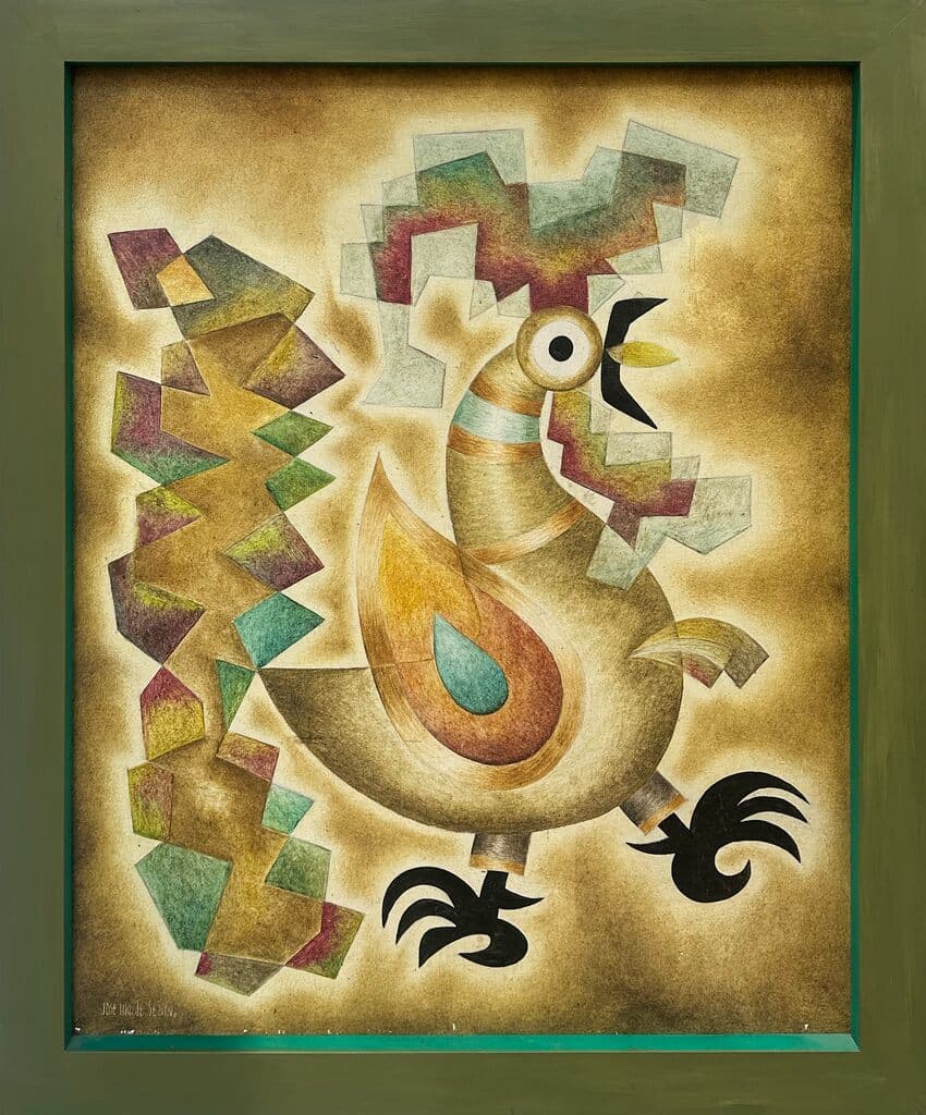 Untitled, Gallo de Jose Maria de Servin - Oil on canvas, Unkown