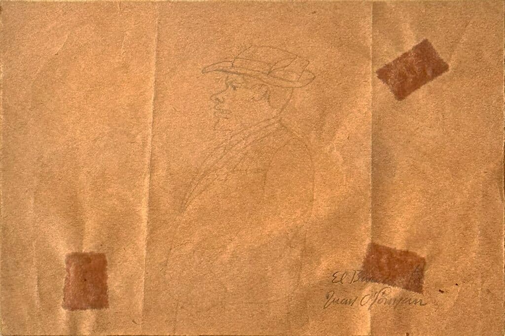 El Burócrata de Juan O'Gorman - Graphite on paper, 1960-1970