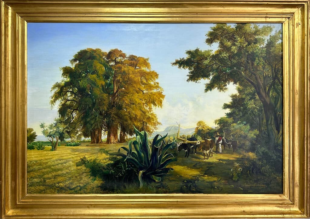 Sin título de Mateo Saldaña - Oil on canvas, 1881