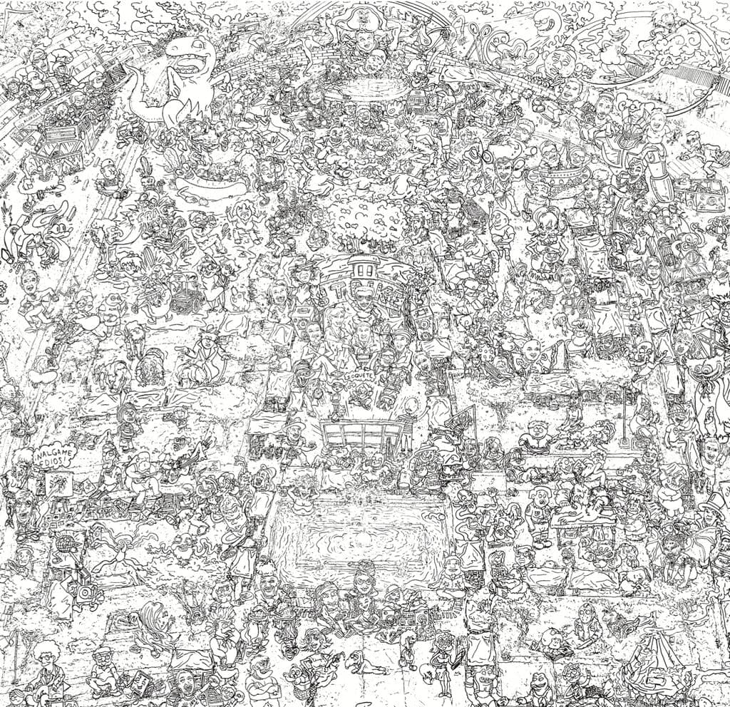 Siempre nos quedará el cultural de Pedro Delgado "Pit" - Ink on canvas, 2026