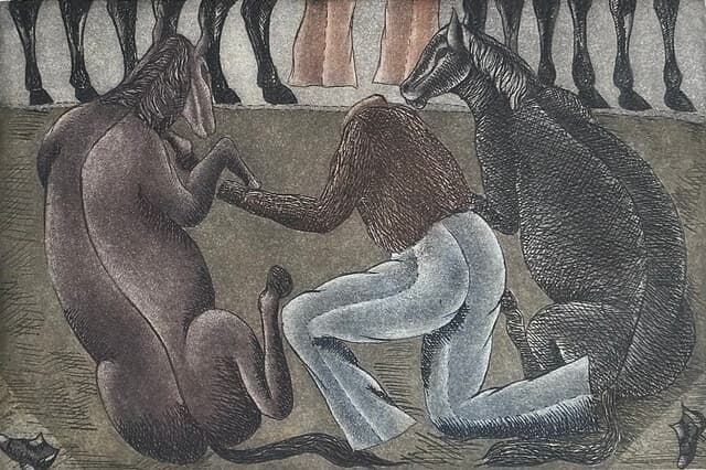 Entre las Patas de los Caballos de Juan Alcazar Mendez