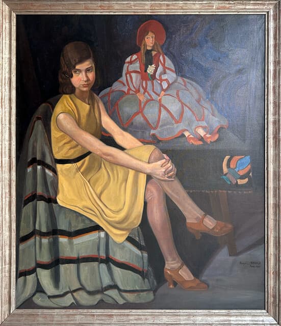 Retrato de Niña de Ángel Zárraga