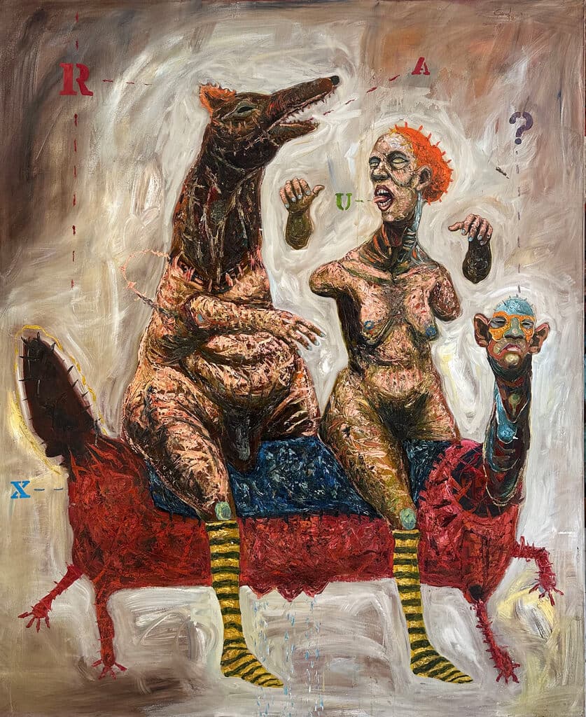 Sin título de Sergio Garval - Oil on canvas, 1996