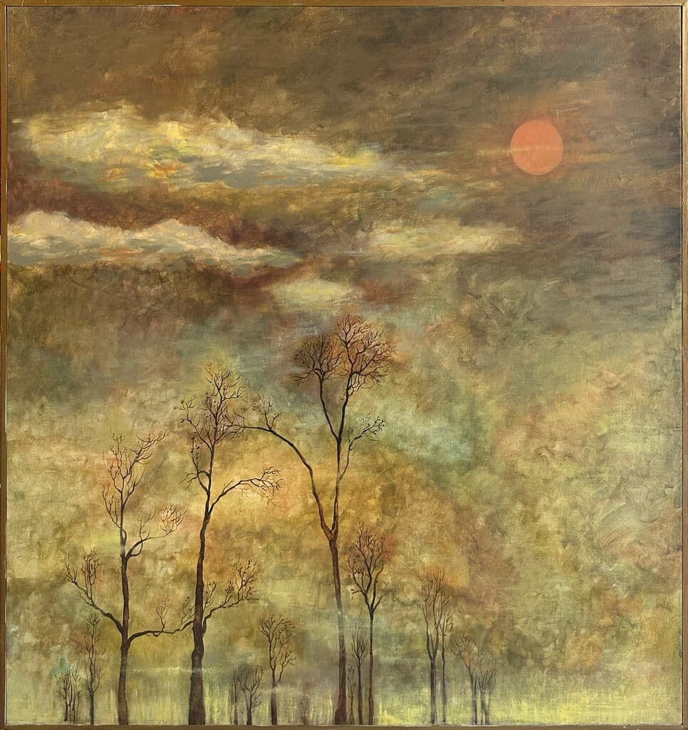 Untitled, Landscape de Jose Maria de Servin - Oil on canvas, 1973