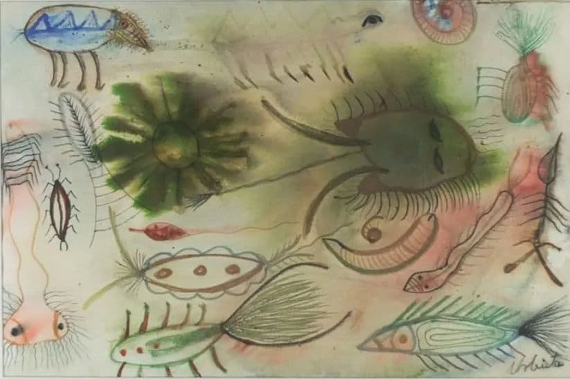 Sin título de Jesus Urbieta - Mixed media, 1980´s