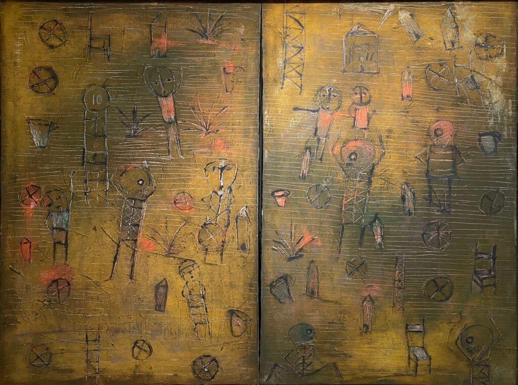Autone de Leobardo Huerta - Mixed Media, 2001