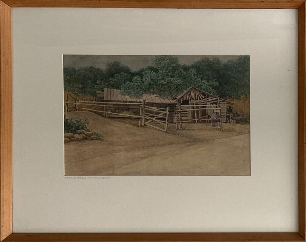 Attribution: R.J. Onderdonk de Robert Onderdonk - Watercolor on paper, 1890s
