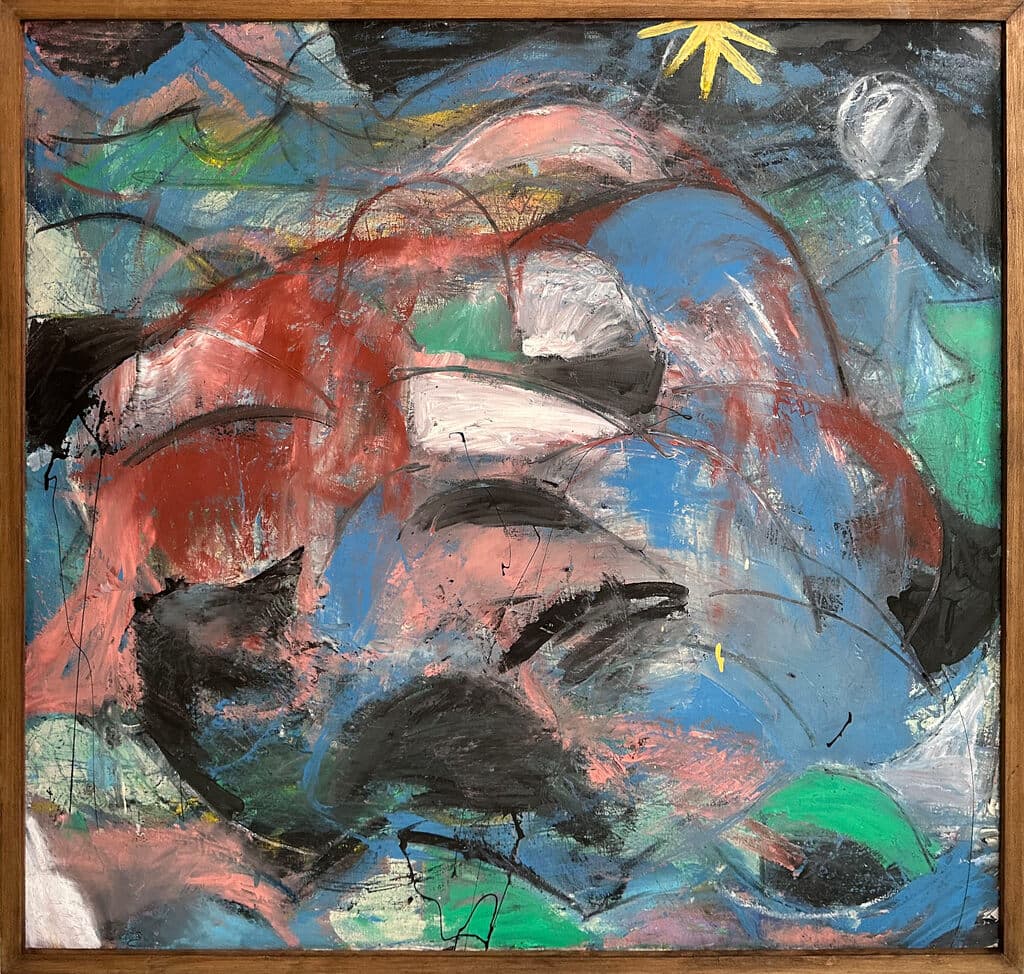 Sin título de Dario Sandoval - Oil on canvas, Mixed media, 2022