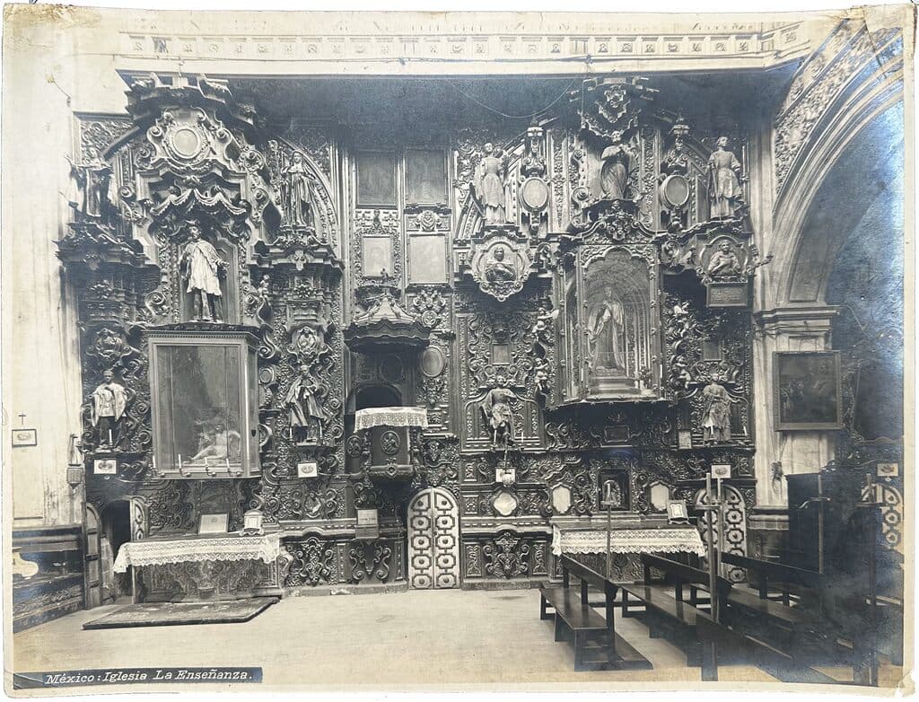 México: Iglesia La Enseñanza de Guillermo Kahlo - Gelatin on silver print, Early 20th century