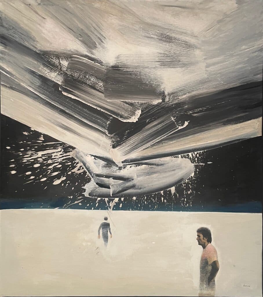 Panic Realism de Petr Belenok - Oil on canvas, 1988
