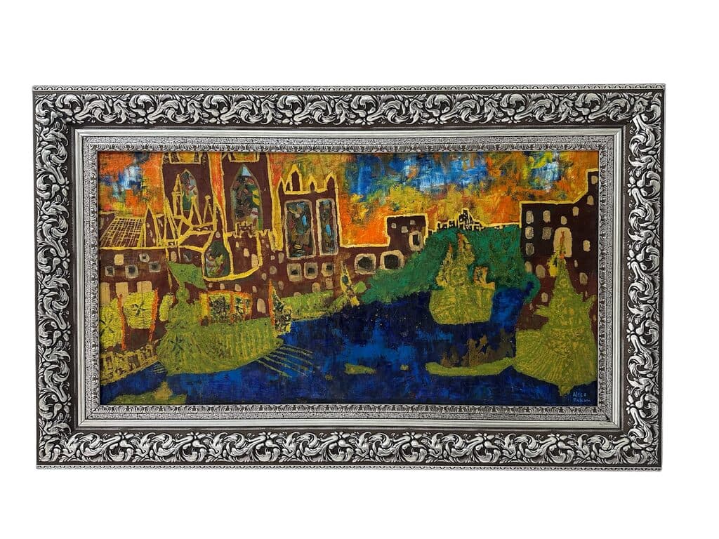 View of The Seine River de Alice Rahon - Oil on canvas, 1940s