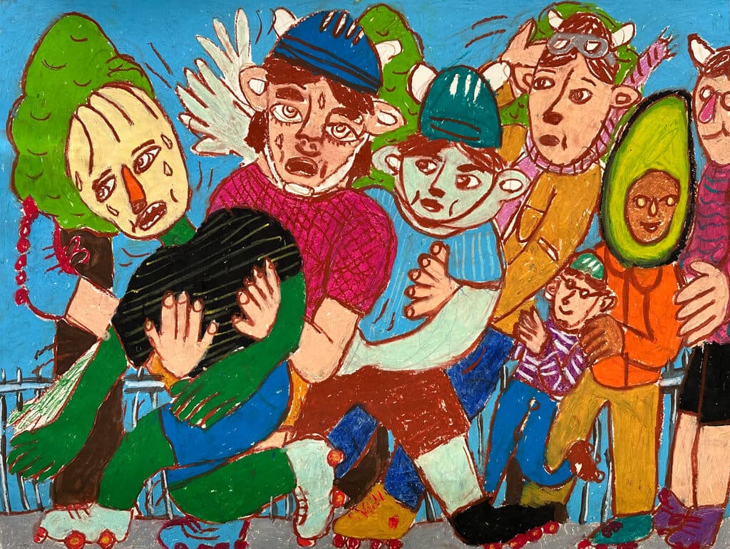 Sin título de Pablo Piza - Mixed Media on paper, 2021