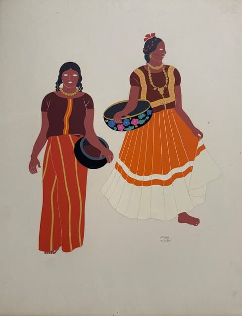 Custom of Mexico Series de Carlos Merida