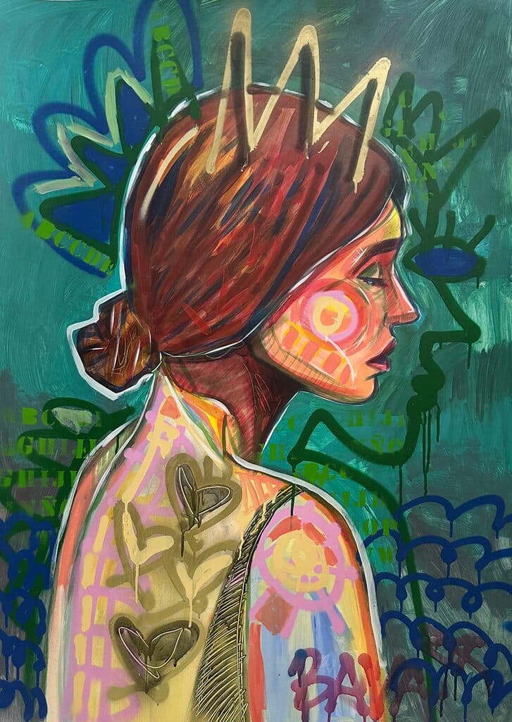 Sin título de Carlos Vega "Bava" - Mixed media, 2024
