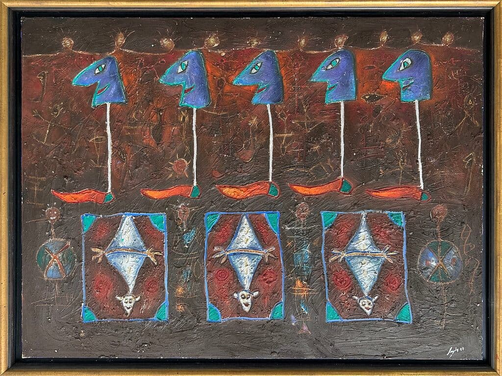 Sin título de Ruben Leyva - Oil on canvas, 1990s