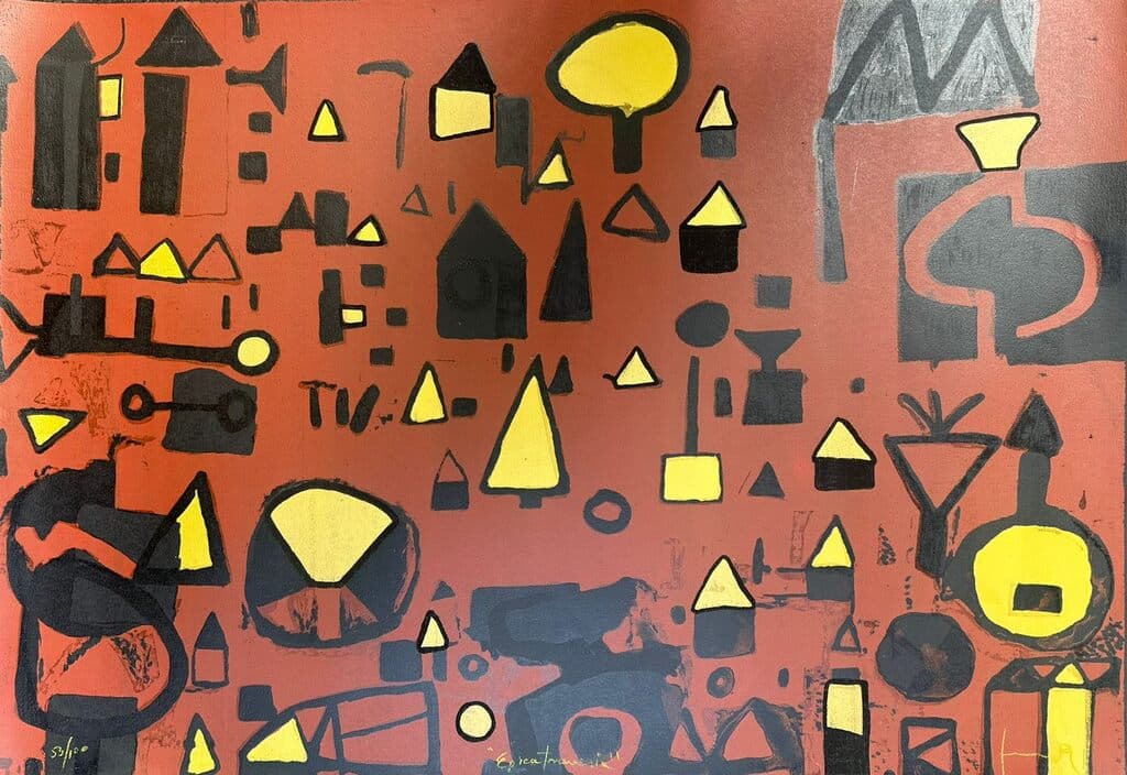 Sin título de Ruben Leyva - Lithograph