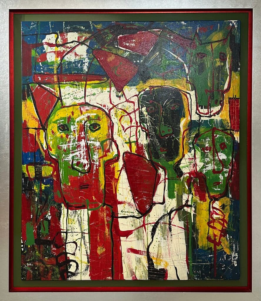 Sin título de Alejandro Santiago - Oil on canvas, 2012